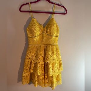 Teeze Me Lace Tiered Dress